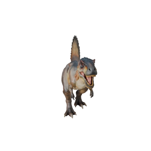 Реалистичный 3D модель спинозавра - rigged PBR ассет для игр