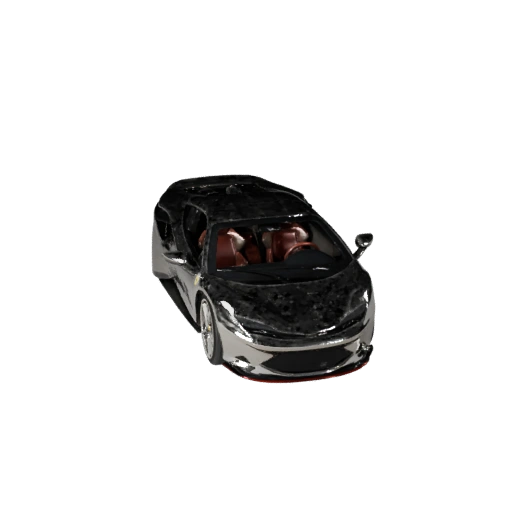 Ferrari Inspired Supercar 3D Model - Game Ready PBR