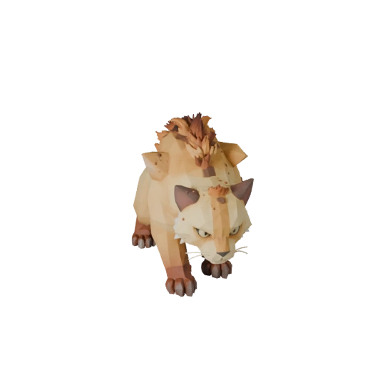 Low Poly Katze 3D Modell - Unity Game Asset mit FBX | Lizenzfrei