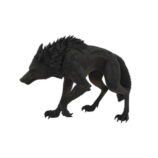 Miniatura Fantasy Lupo Mannaro Nemico STL - Sciame