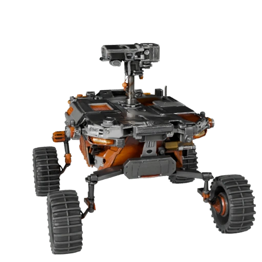 Modello 3D Rover Marziano per Unity - Asset di Gioco Low Poly