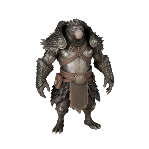 Modèle de personnage marchand PNJ Arcanique Fantasy - Gréé