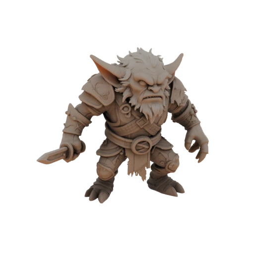 Fantasy Goblin Feind Miniatur STL - Krallen