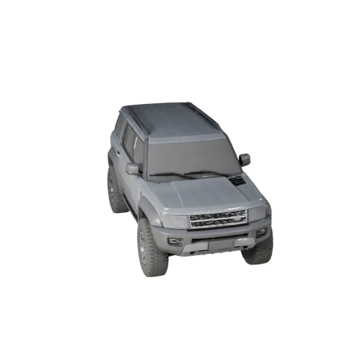 Modèle 3D de SUV tout-terrain inspiré du Land Rover, prêt pour le jeu