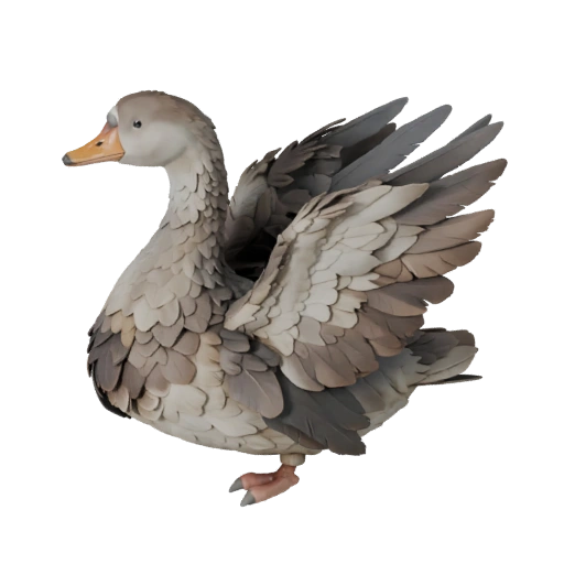 Modèle 3D d'oie pour Unity - Actif prêt pour le jeu, FBX | Libre de droits
