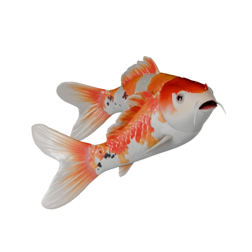 Modello 3D Pesce Koi per Unity - Asset Pronto per il Gioco, FBX | Royalty-Free