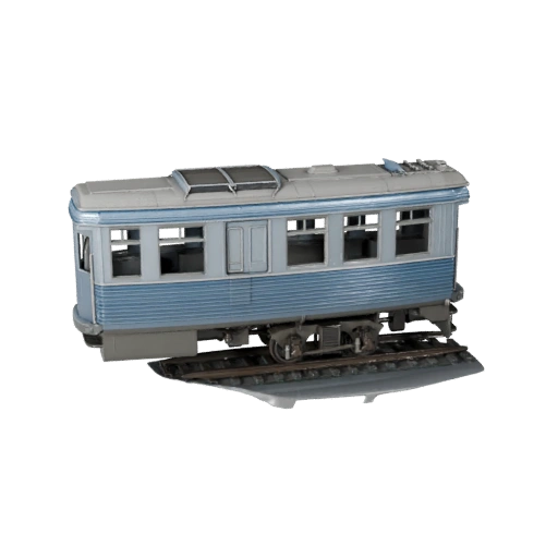 Modelo 3D de Trem Maglev - Ativo de Transporte PBR Pronto para Jogo