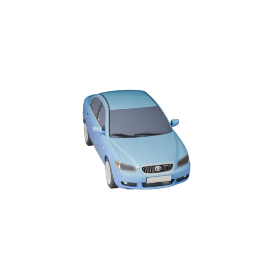 Sedan 3D Model for Unity - Low Poly Game Asset Pro (Legacy)