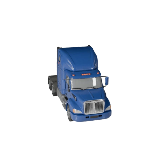 Printable Semi Truck STL Model - Collectible Display