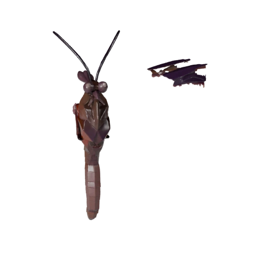 Hohe Poly Monarchfalter 3D Modell - STL-Asset zum Drucken