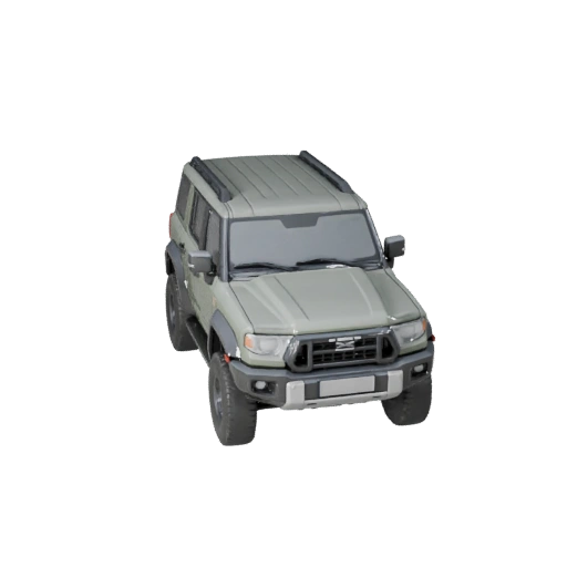 Abenteuer-SUV 3D-Modell für Unity - Low Poly Game Asset