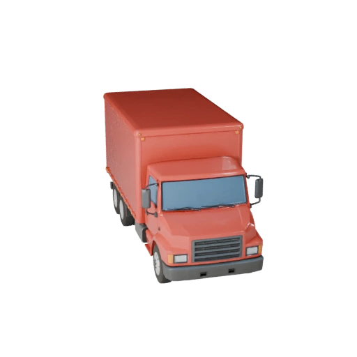 Hohe Poly Kastenwagen 3D-Modell für Studio-Renderings PBR-Asset (Legacy)