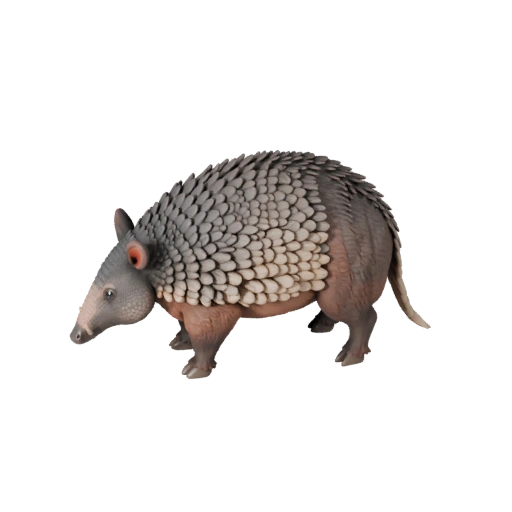 High Poly Armadillo 3D Model - Detailed STL Asset for Printing