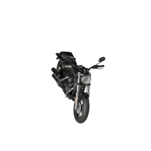 Druckbares Kreuzer-Motorrad STL 3D-Modell - Display
