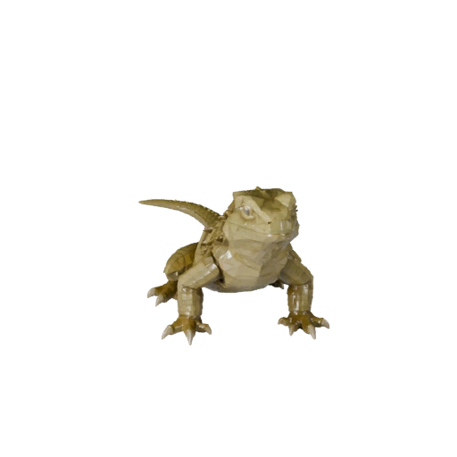 Modèle 3D de Varan Low Poly - Asset de Jeu Unity avec FBX