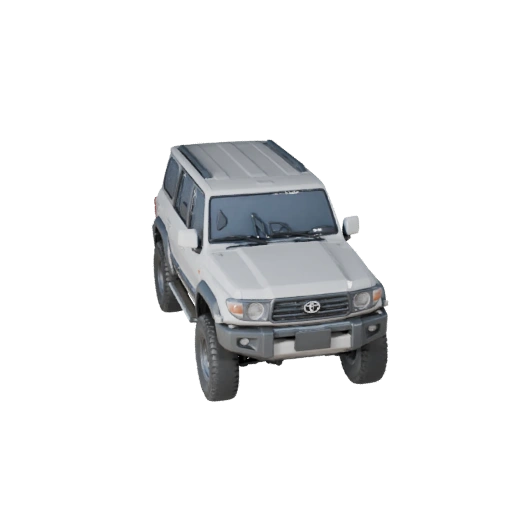 Modello 3D SUV Ispirato a Toyota - Trasporto PBR Pronto per il Gioco