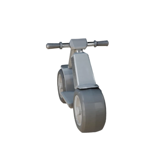 Modelo 3D de Scooter Baixo Poli para Unity & Unreal PBR Asset