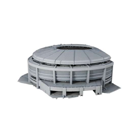 Modèle 3D de Stade Extérieur Haute Poly pour Archviz pour l'Architecture