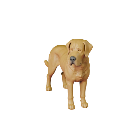 Modelo 3D de Perro Gran Danés de Alto Poligonaje - Detallado STL para Impresión