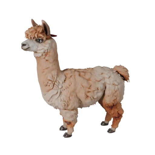 Modello 3D Alpaca Realistico - Asset PBR Rigged per Giochi | PBR