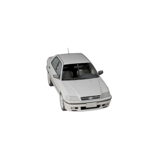 Sedan 3D Model for Blender & Games - Realistic PBR Asset (Legacy)