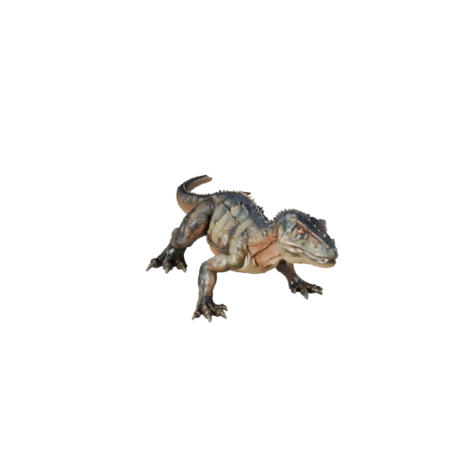 Modelo 3D Dragão-de-Komodo para Blender - Asset PBR com Texturas