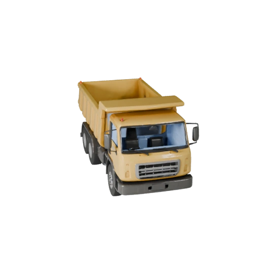 Modelo 3D de Caminhão Basculante para Blender - Asset Pronto para Renderização (Legacy)