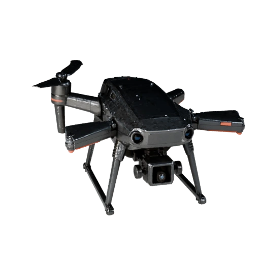 Modèle 3D Drone Quadricoptère pour Blender - PBR Réaliste