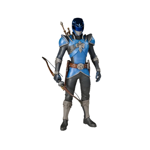 Fantasy Cobalt Ranger Character Model - Rigged