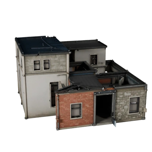 Kit Modular de Aldea de Alto Poligonaje 3D para Archviz