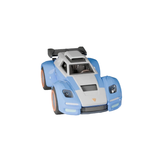 Hover-LKW 3D-Modell für Unity - Low Poly Game Asset