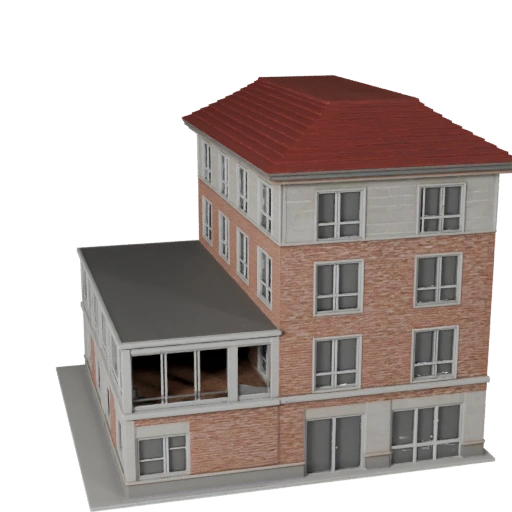 Casa prefabricada Modelo 3D para Unity - Activo de juego para Arquitectura