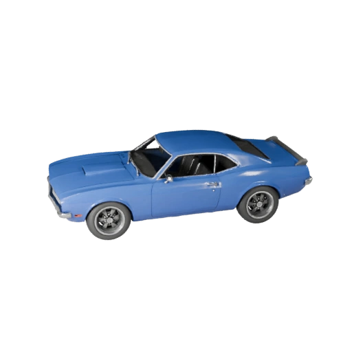 Muscle Car 3D Model for Blender - Render Ready Asset (Legacy)