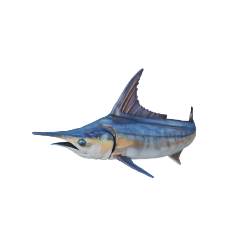 Realistischer Schwertfisch 3D-Modell - Rigged PBR Asset für Spiele | PBR