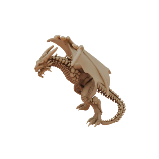 Dunkle Fantasie Drachenboss-Miniatur STL - Overhead Strike