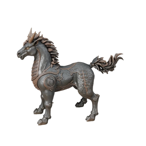 High Poly Pegasus 3D Model - Detailed STL Asset for Printing