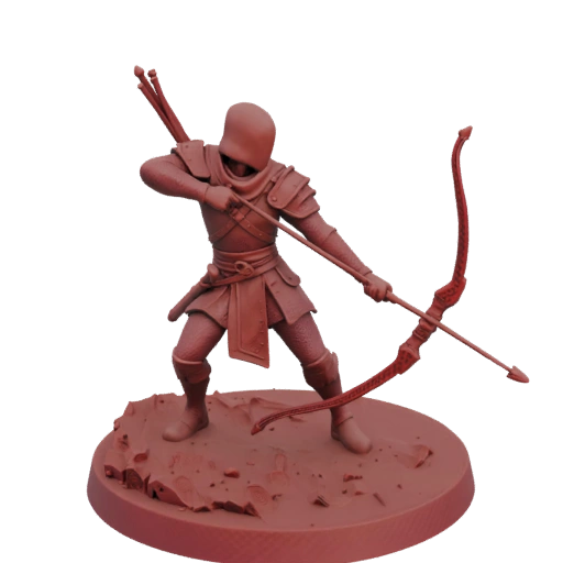 Medieval Ranger Miniature STL - Exploration