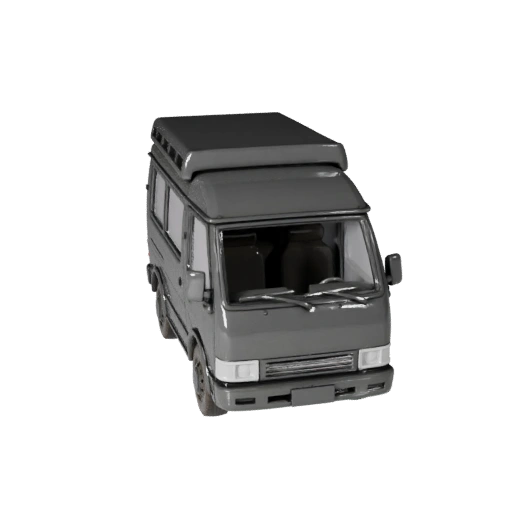 Modelo Imprimível de Micro-ônibus STL 3D para Colecionáveis e Exibição