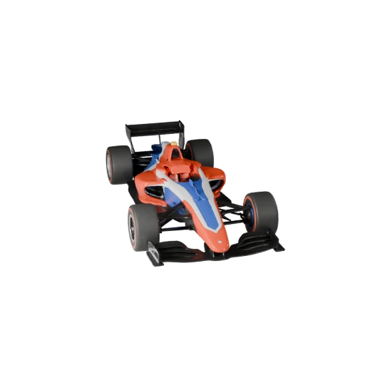 Modelo 3D de Coche de Fórmula para Blender y Juegos - PBR Realista (Legacy)