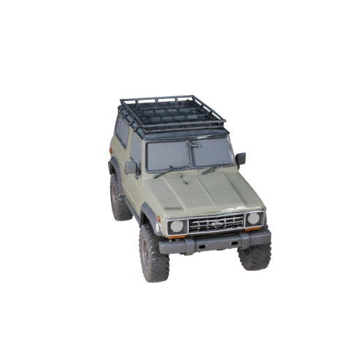 Vintage Geländewagen SUV 3D Modell für Blender - Render Ready