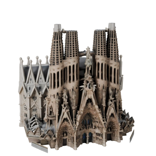 Modelo 3D Sagrada Familia para Blender - Activo de Render