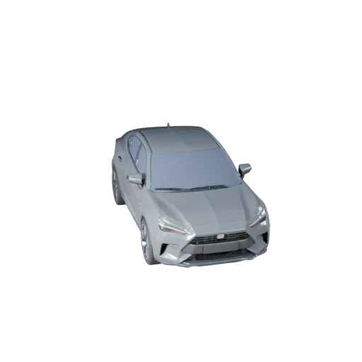 Modelo 3D de Carro da Cidade Baixo Poli para Unity & Unreal PBR Asset