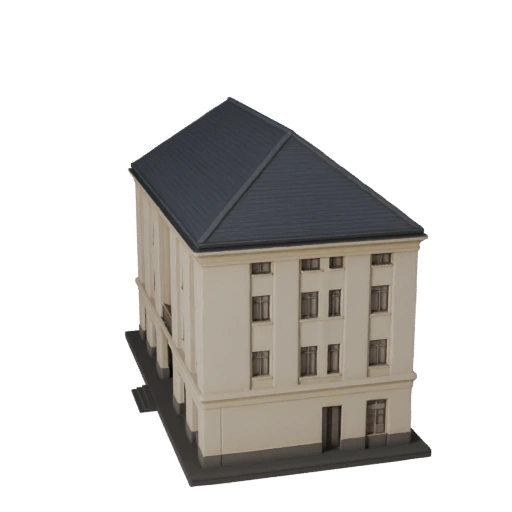 Modelo 3D STL Imprimível de Bungalô - Asset de Escala para Mockups de Escala