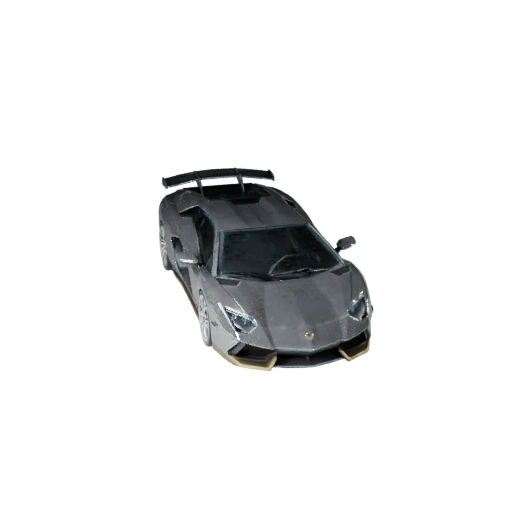 Modèle 3D de Supercar Réaliste Inspirée de Lamborghini