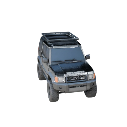 Modello 3D SUV Fuoristrada Ispirato a Land Rover - Low Poly Game