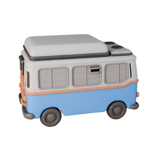 Modelo 3D de Furgoneta Retro para Blender - Asset Listo para Renderizar (Legacy)