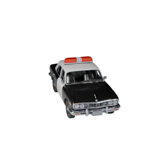 Voiture de police vintage 3D pour Blender & Jeux - PBR