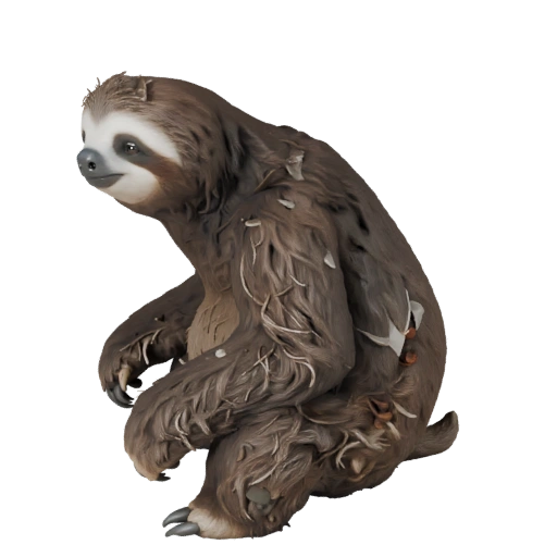 Modello 3D Bradipo per Unity - Asset Pronto per il Gioco, FBX | Royalty-Free