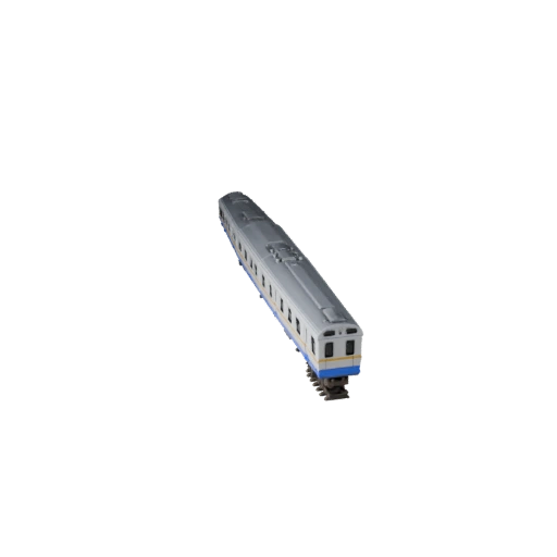 Modelo 3D de Trem Maglev para Blender e Jogos - PBR Realista