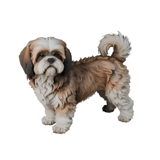 Perro Shih Tzu Modelo 3D para Unity - Asset Listo para Juego, FBX | PBR